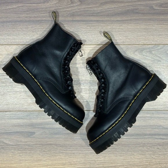 Dr. Martens X Lazy Oaf Jungle Boots in Black Size 9 - Picture 10 of 14